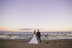 Roslin beach wedding photos
