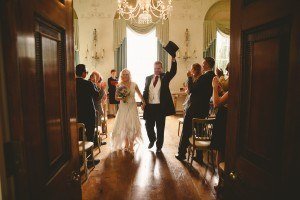 festival wedding at kelmarsh hall