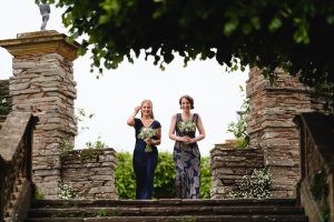 bridesmaids at hestercombe gardens