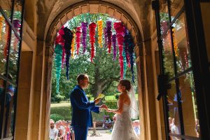 A Colourful Coombe Lodge Wedding