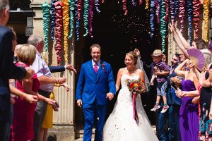 A Colourful Coombe Lodge Wedding